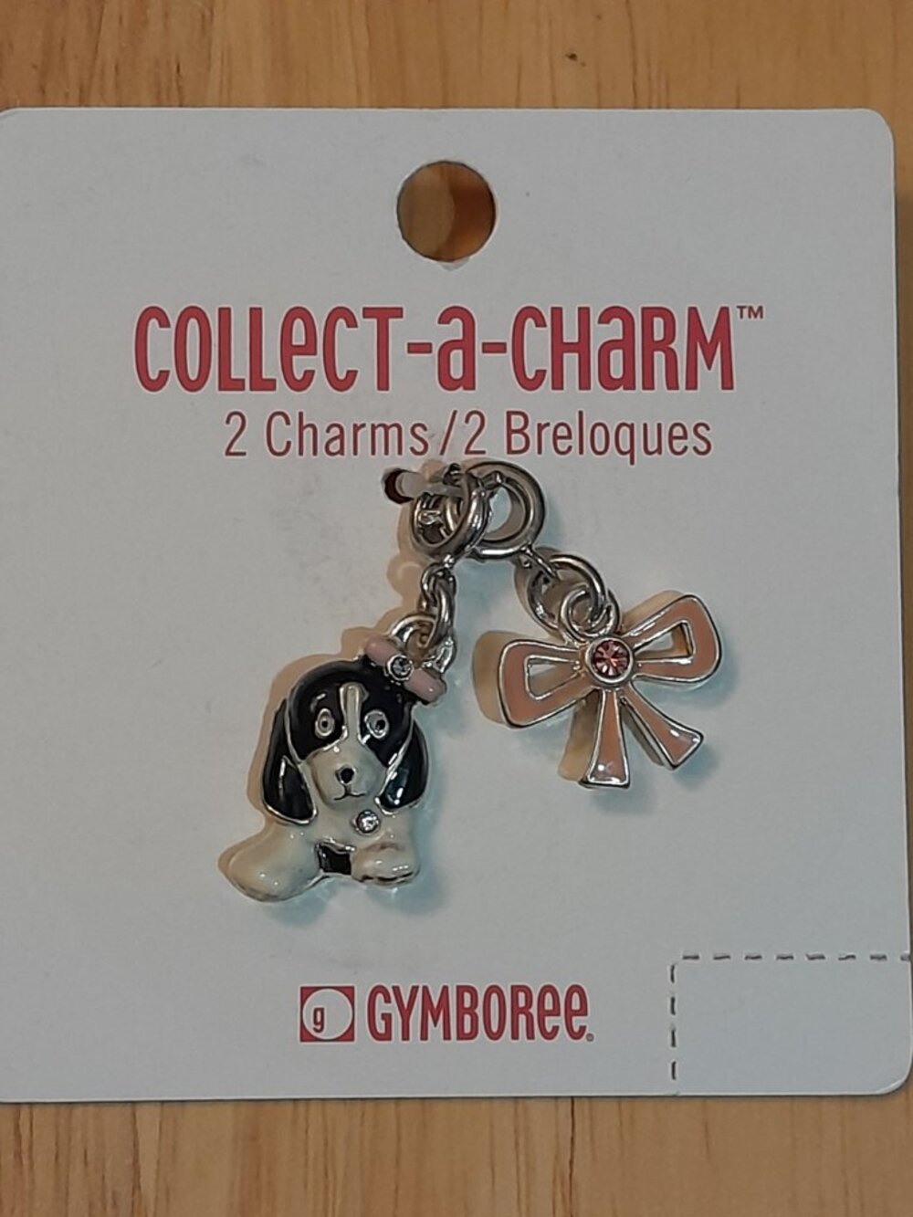 Gymboree Dog and Bow Charms Vintage 2005 Fall Chelsea Girl Line